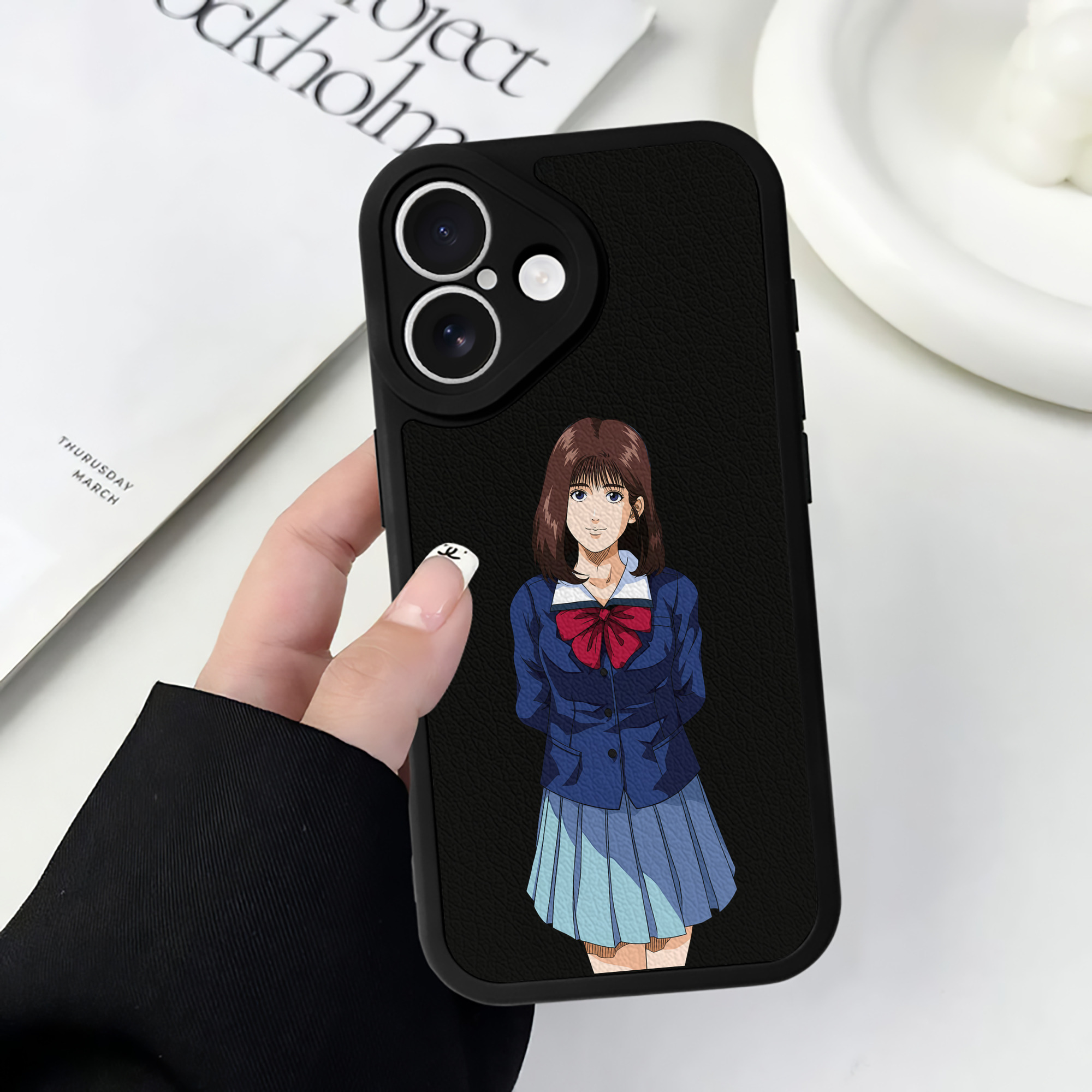 （画像用） SLAM DUNK／スラムダンク 【iPhone 16シリーズ対応】シリコンスマホケース（レザー調） 材質：シリコン
